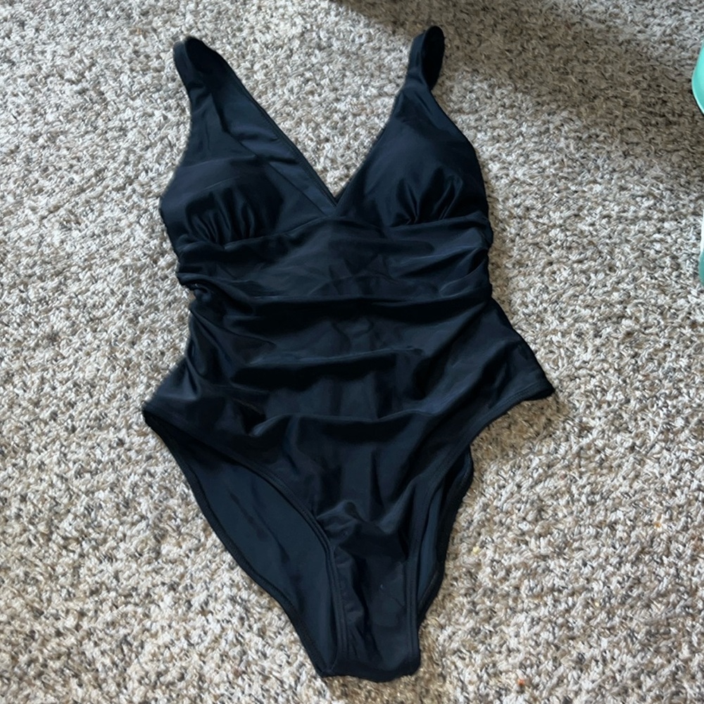 One Piece Backless Swimsuit Size Medium